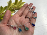 Multi Rainbow Necklace - Seaham sea glass Rainbow necklace
