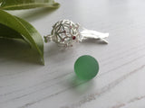 Sea Glass Codd Marble Dreamcatcher Pendant