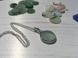 Sea Glass Ohajiki light seafoam with dimple