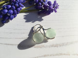 Sea Glass Marble Earrings - Petite 10mm