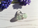 Sea Glass Marble Earrings - Petite 10mm